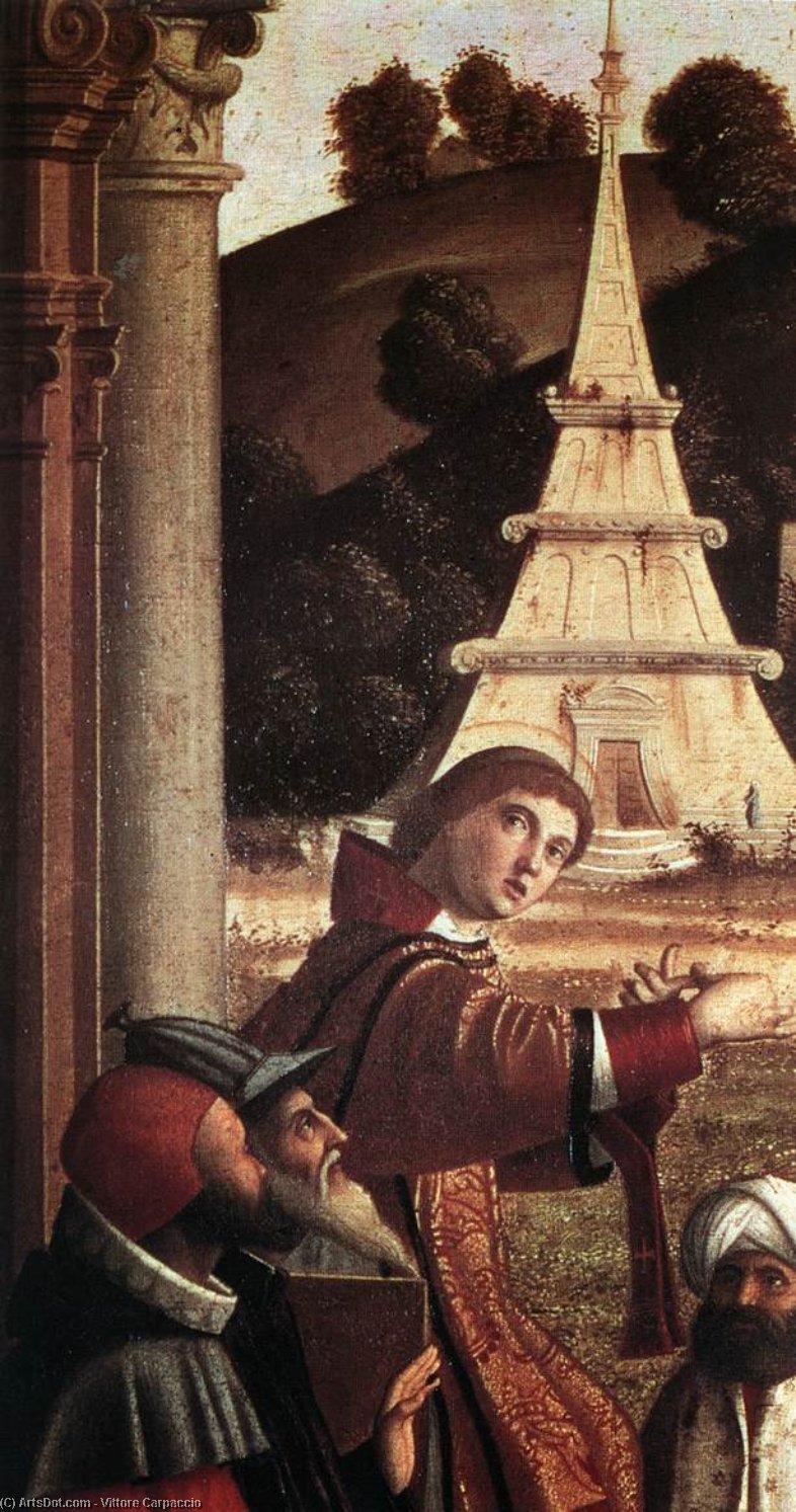 Disputation Of St Stephen (detail) — Vittore Carpaccio