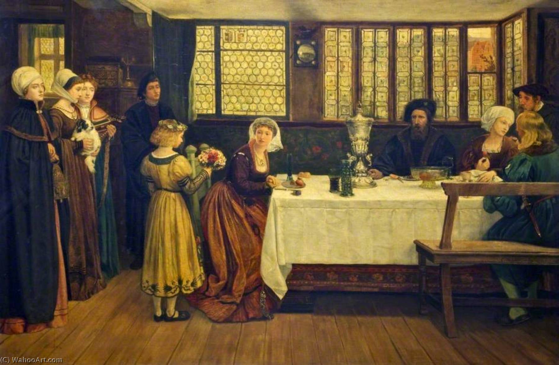 A German Birthday Party In 1575 — Charles Napier Hemy