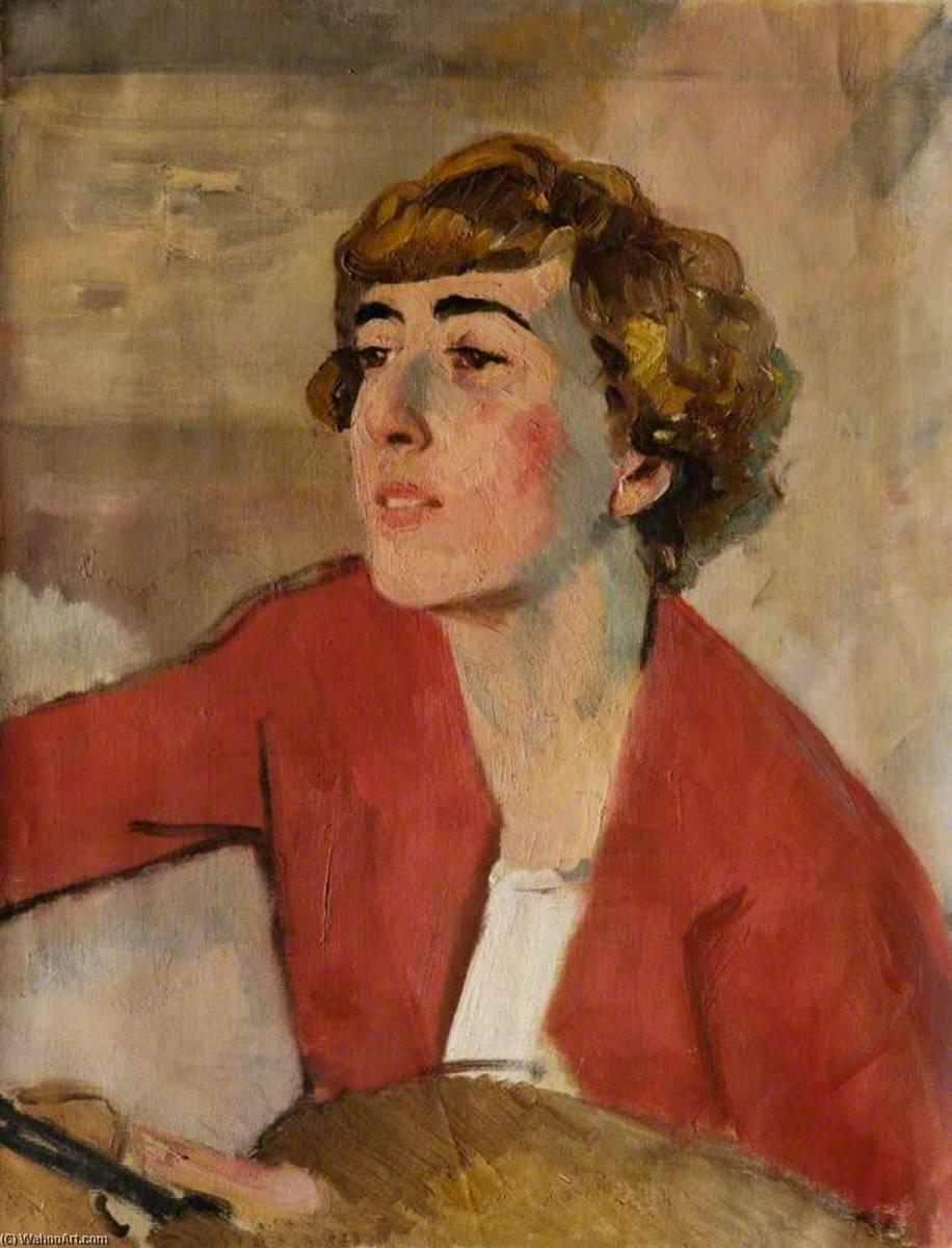 Portrait Of A Woman In Red — James Mcbey