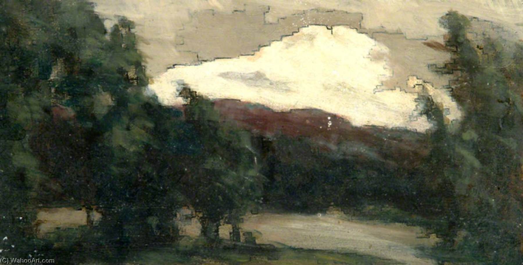 Trees And Light Clouds — Sidney Herbert Sime
