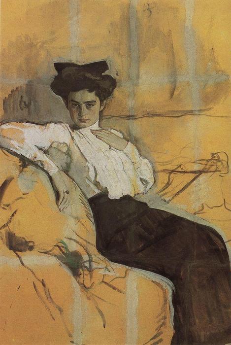 Portrait Of Henrietta Girshman — Valentin Alexandrovich Serov