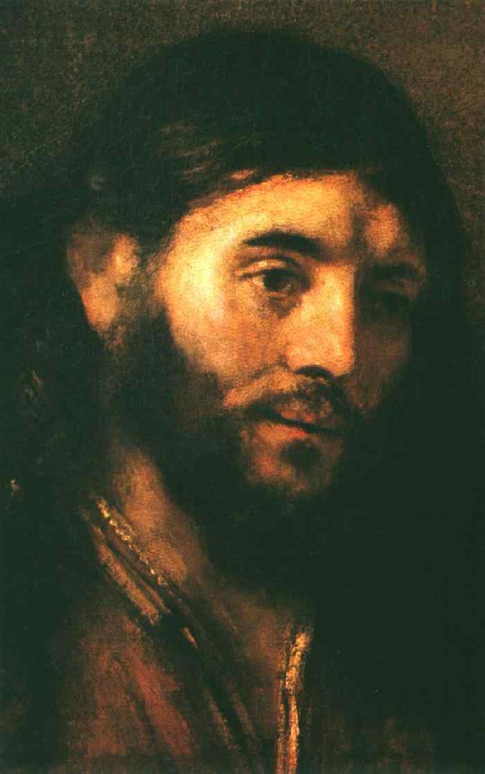 Cabeza De Cristo, Museo Metropolitano De Arte — Rembrandt Van Rijn