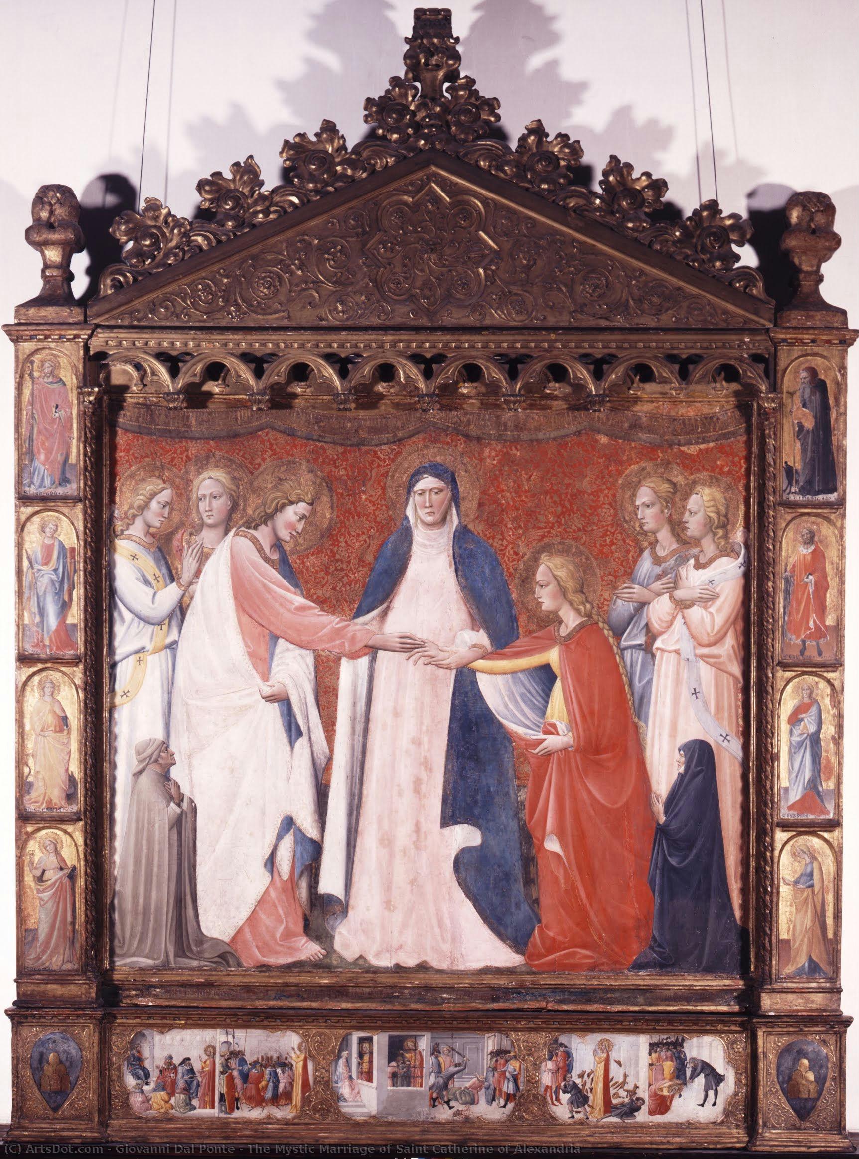 The Mystic Marriage Of Saint Catherine Of Alexandria — Giovanni Dal Ponte