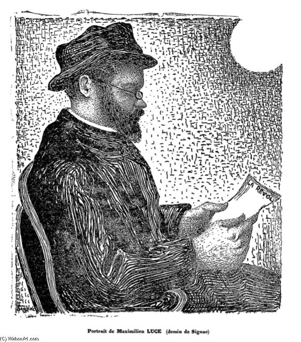 The Portrait Of Maximilien Luce — Paul Signac