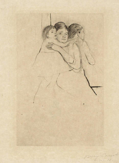 Mother Berthe Holding Her Child — Mary Stevenson Cassatt
