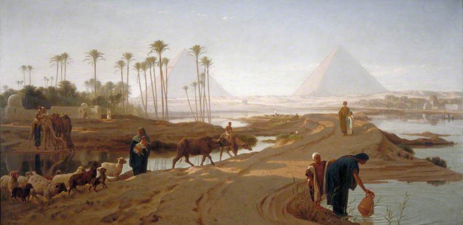 The Subsiding Of The Nile, Egypt — Frederick Trevelyan Goodall
