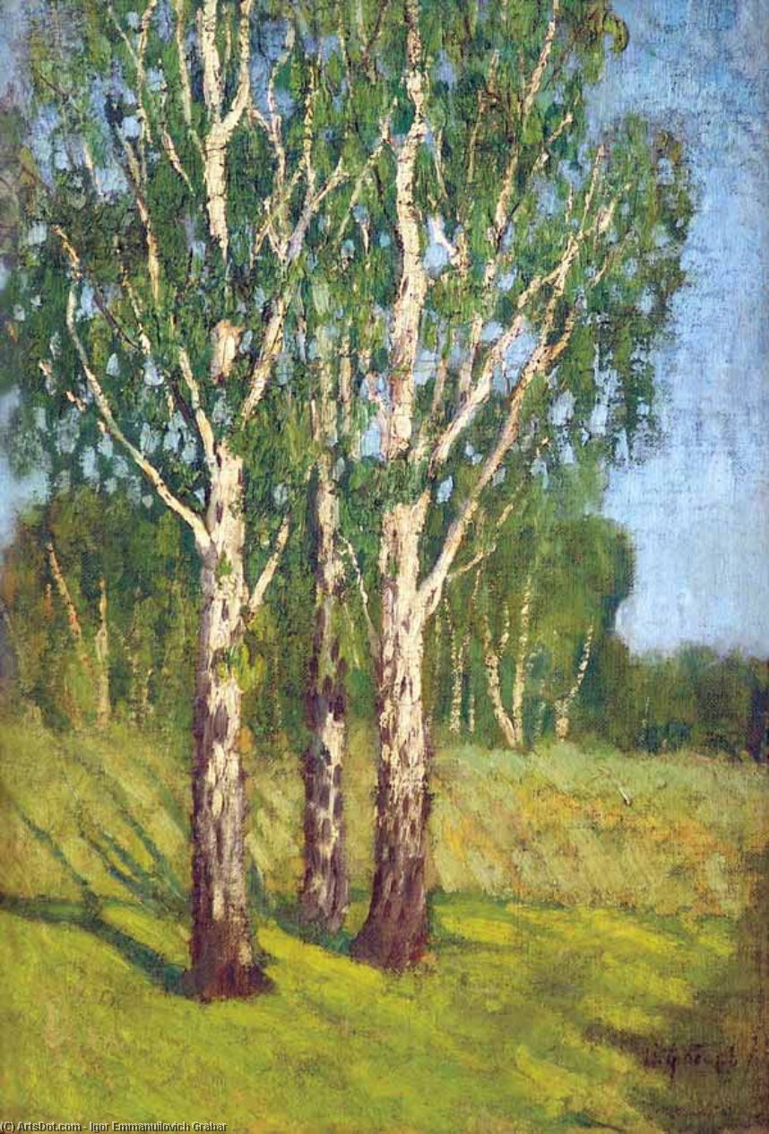 Landscape With Birches — Igor Emmanuilovich Grabar