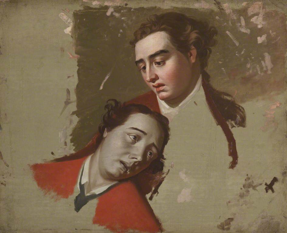 La Muerte Del General Wolfe En Quebec, 1759 (estudio) — George Romney