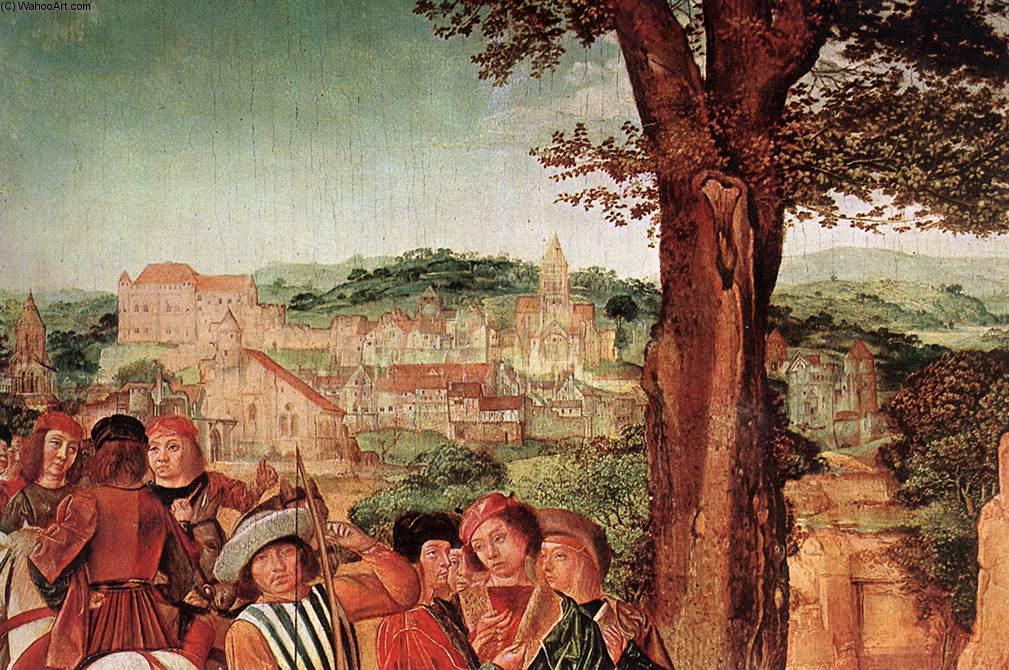 St Gilles And The Hind (detail) — Master Of Saint Gilles