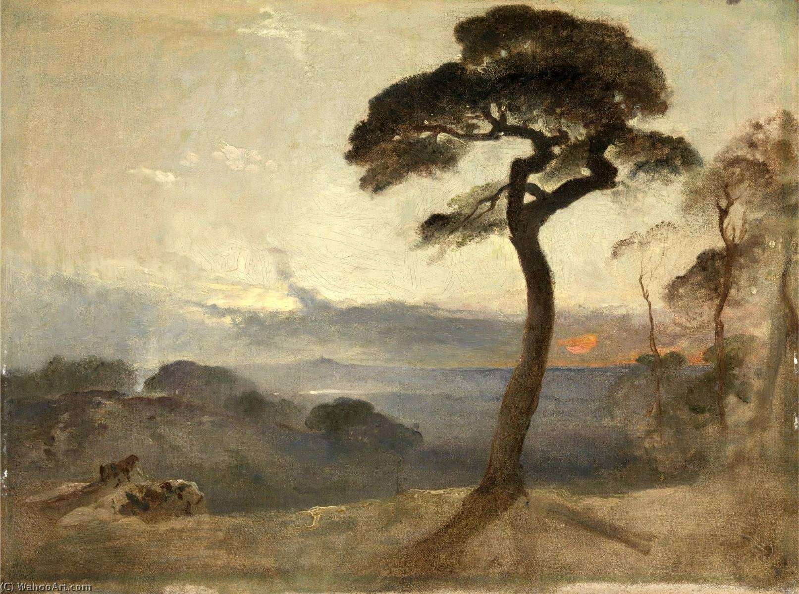 Hampstead Heath, Sunset — ジェームズ・フランシス・ダンビー