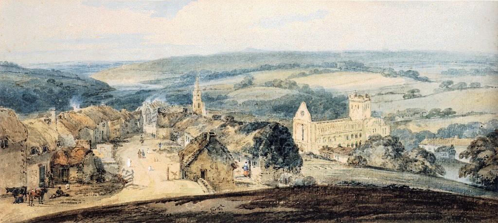 The Village Of Jedburgh, Scotland — Thomas Girtin