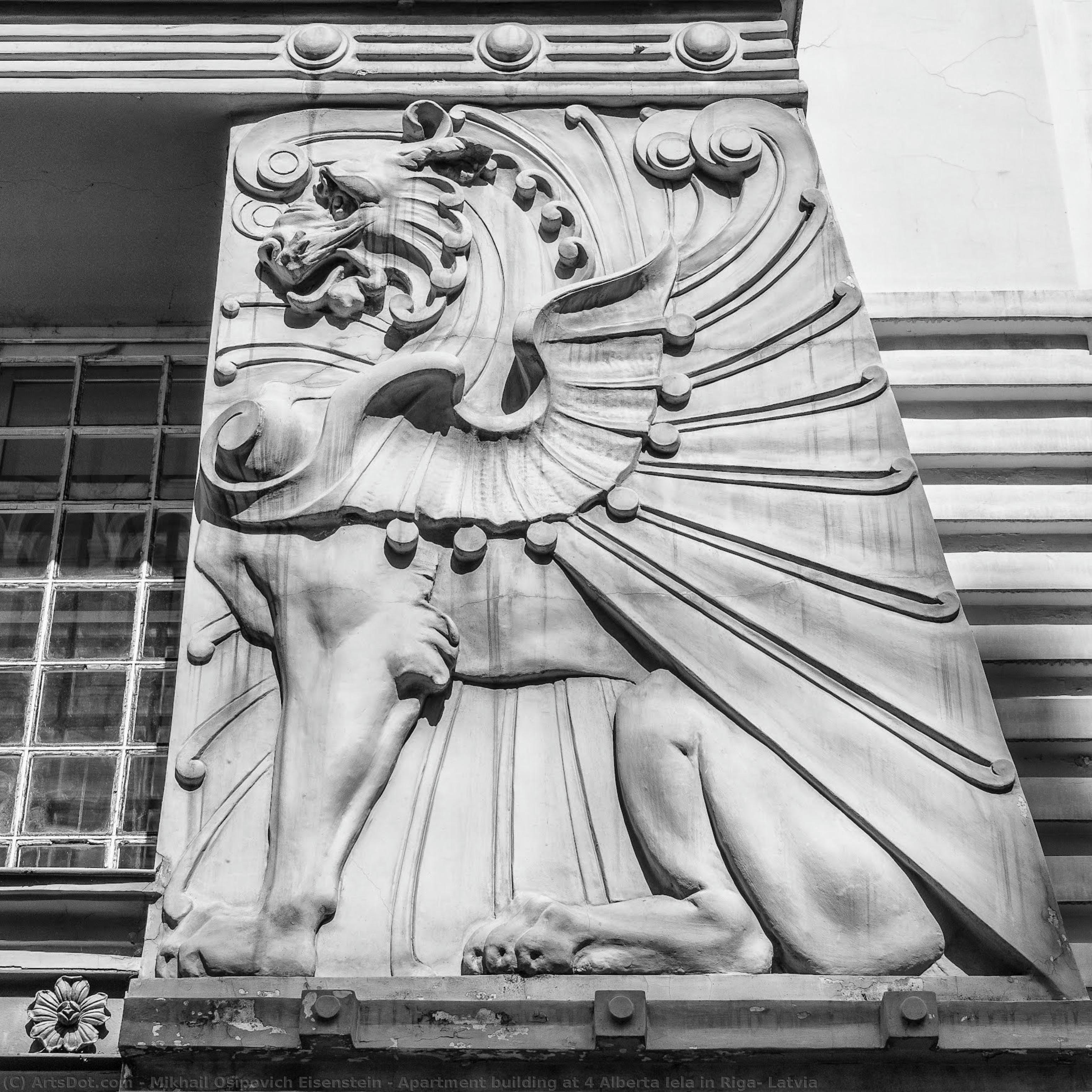 Apartment Building At 4 Alberta Iela In Riga, Latvia — Mikhail Osipovich Eisenstein