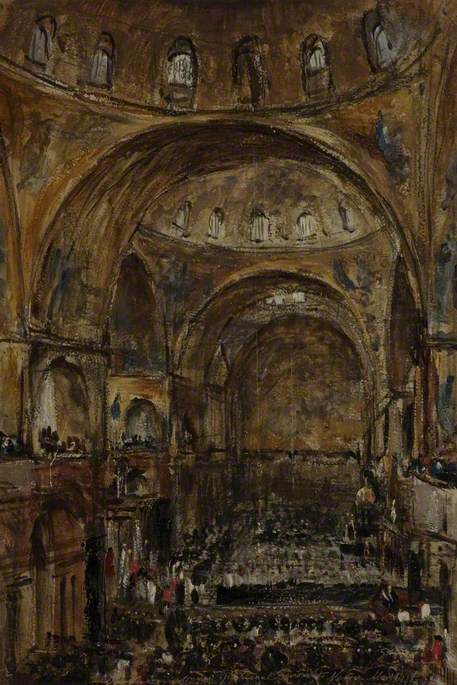 Funeral Mass Of Cardinal Trevisanato, Patriach Of Venice — William White Warren