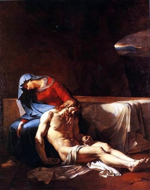 Madonna With Dead Christ — Anne-louis Girodet