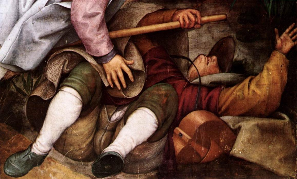 La Parábola De Los Ciegos Que Guían A Los Ciegos (detalle) — Pieter Bruegel El Viejo