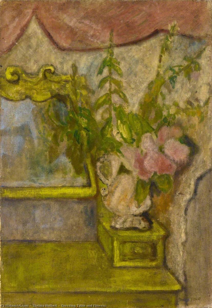 Dressing Table And Flowers — Thelma Hulbert