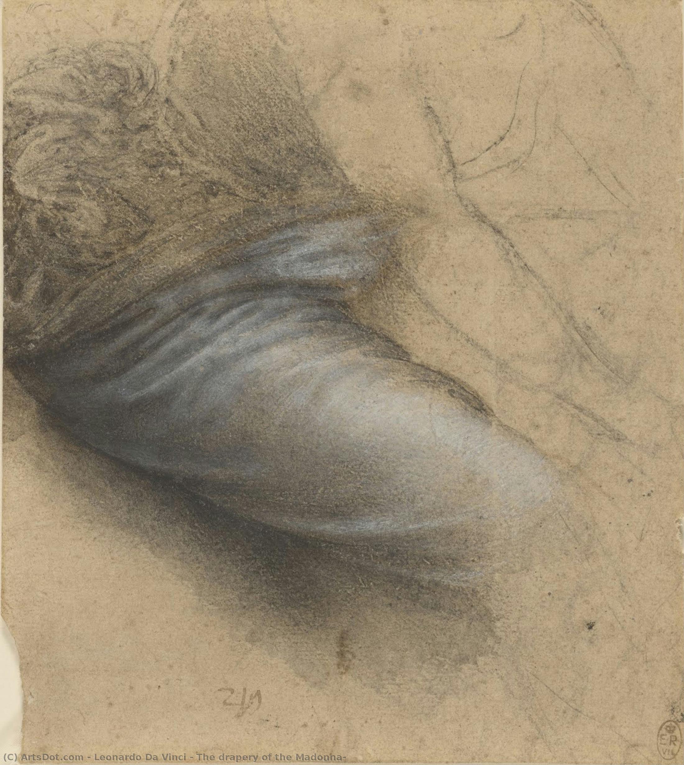 The Drapery Of The Madonna — Leonardo Da Vinci