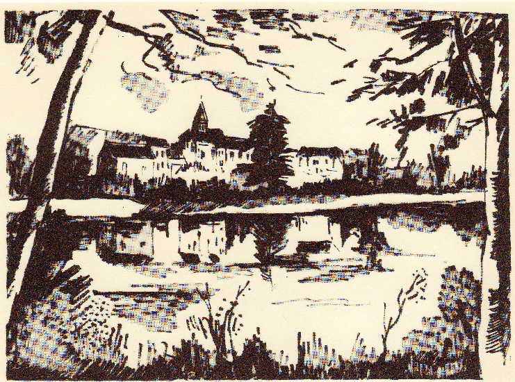 On The Banks Of The Oise — Maurice De Vlaminck