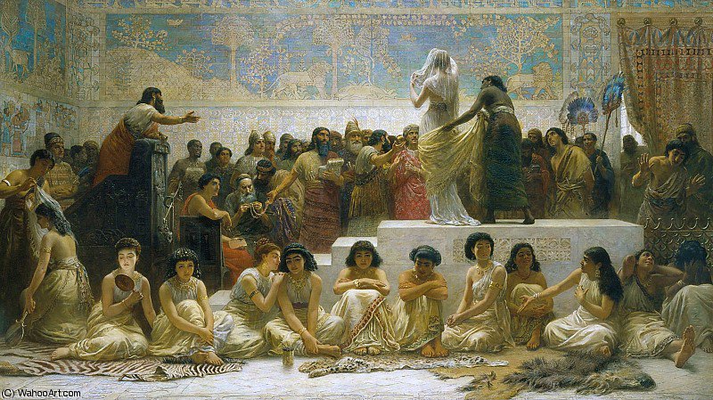 Babylonian Marriage Market — Edwin Longsden Long
