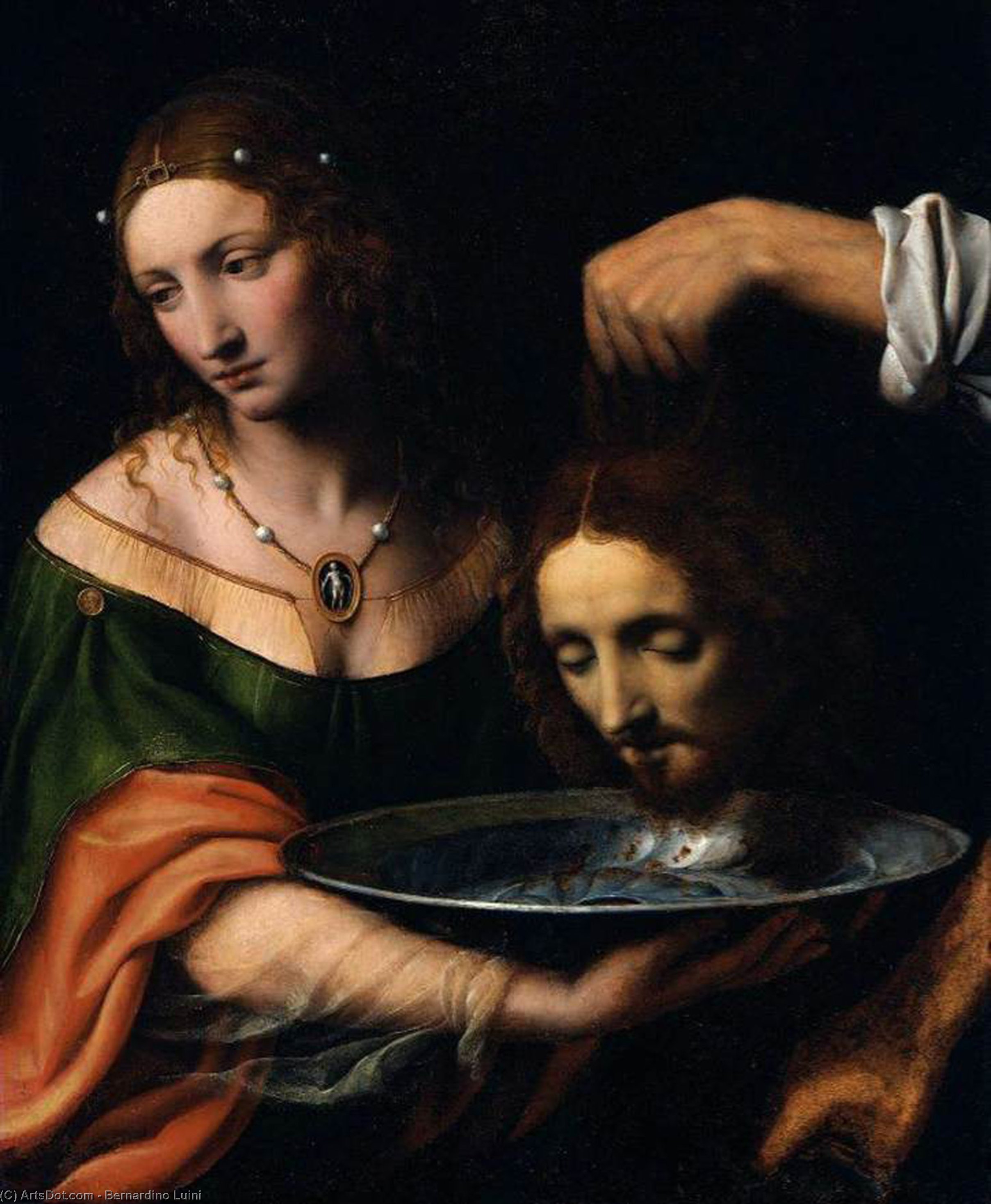 Salome With The Head Of St John The Baptist — ベルナルディーノ・ルイニ