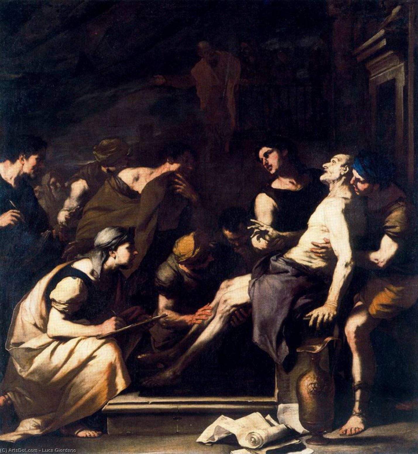 Seneca Dying — Luca Giordano