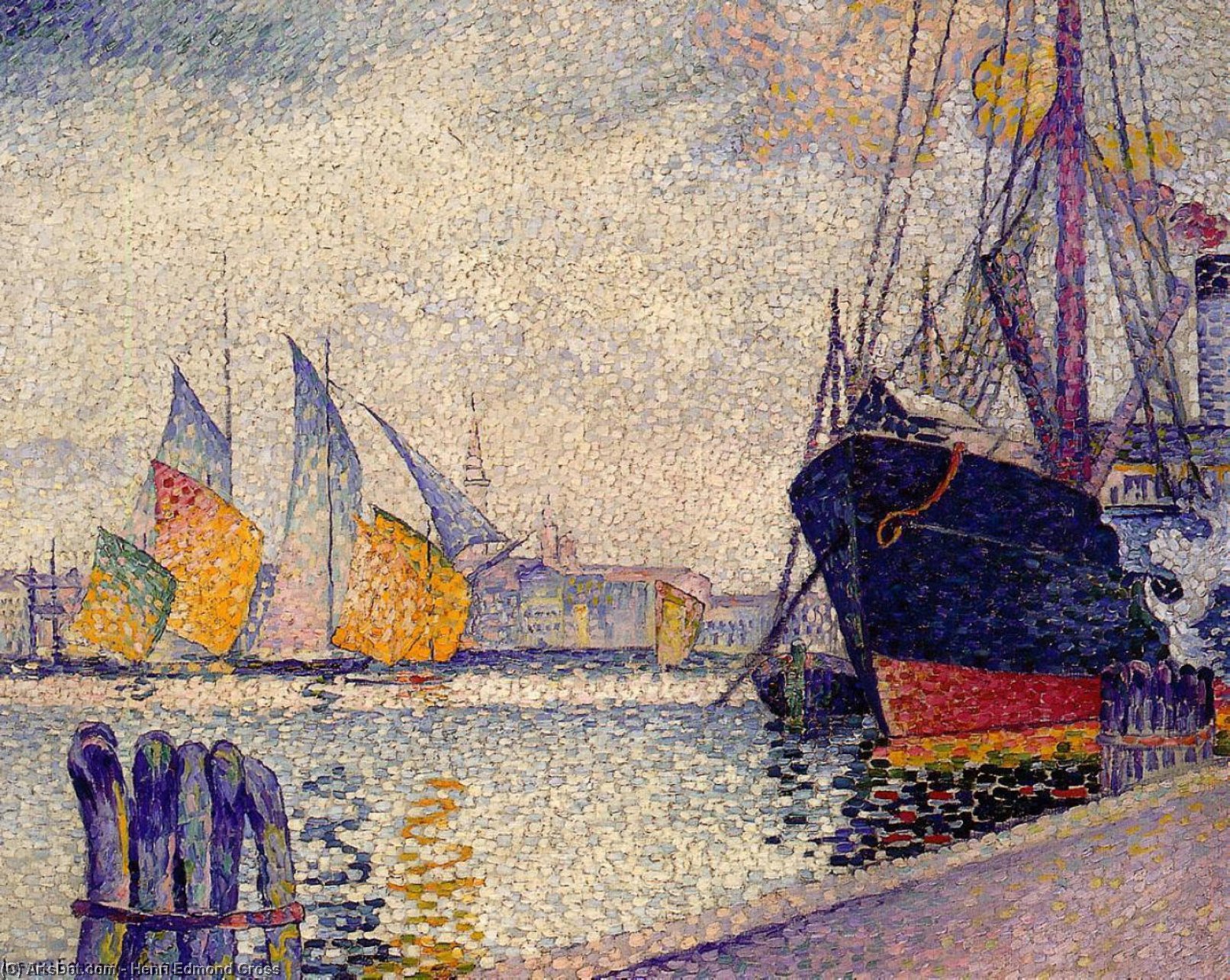 Canal De La Guidecca, Venice — Henri Edmond Cross