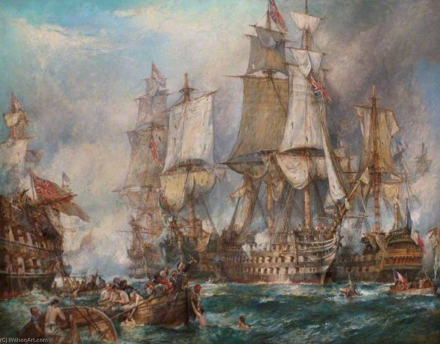 The Battle Of Trafalgar, 21 October 1805 — Bernard Finnigan Gribble