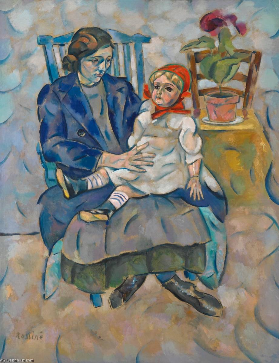 Girl With A Doll — Vladimir Davidovich Baranov Rossine