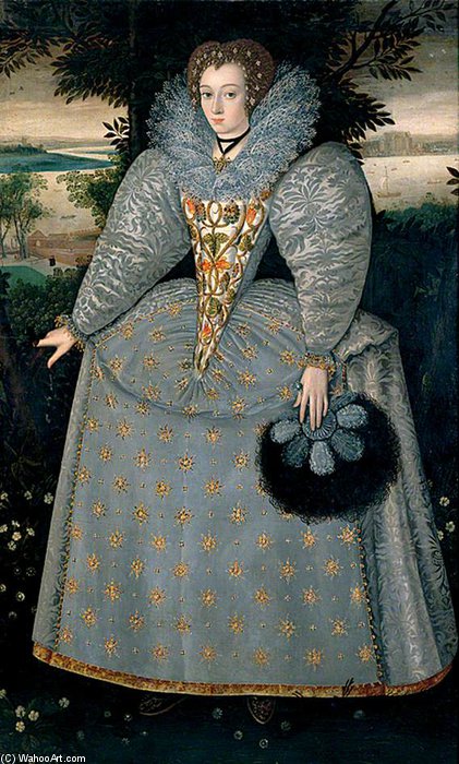 Elizabeth Buxton, Née Kemp — Robert Peake The Elder