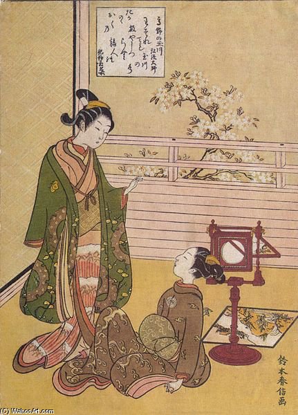 Guckspiegel — Suzuki Harunobu