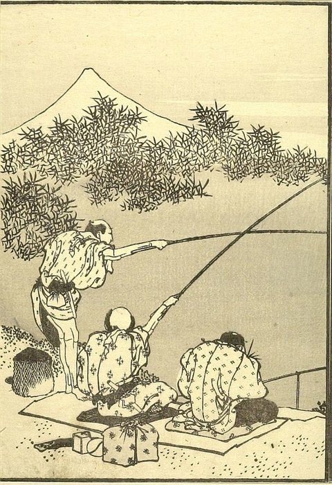A Noble's Villa — Katsushika Hokusai