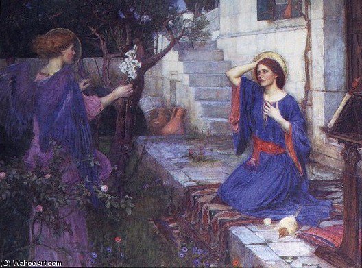 The Annunciation — John William Waterhouse