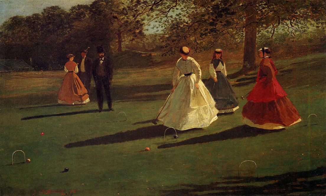 Croquet Players — Винслоу Хомер