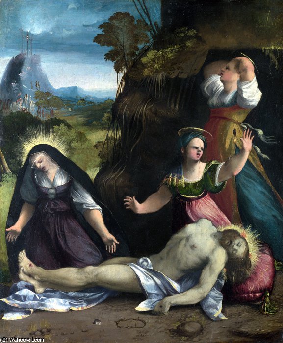 Lamentation Over The Body Of Christ — Dosso Dossi (giovanni Di Niccolò De Luteri)
