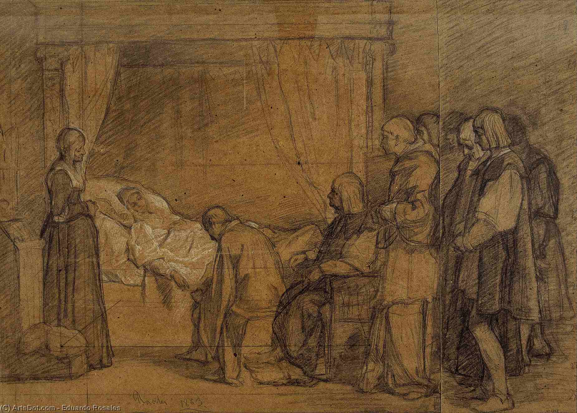 (52 X 70 Cm) (1863) — Eduardo Rosales