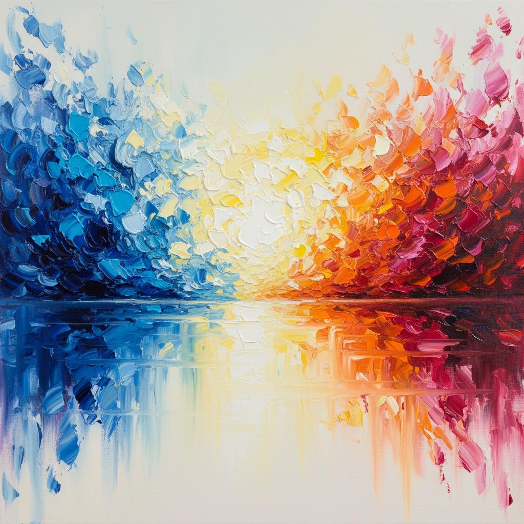 Radiant Convergence: A Singular Symphony Of Luminous Light And Textured Horizon — Christian Noiret