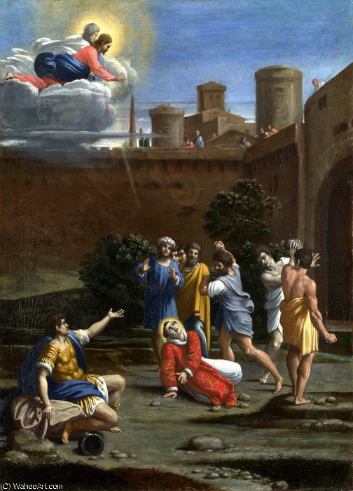 The Martyrdom Of Saint Stephen — Antonio Marziale Carracci