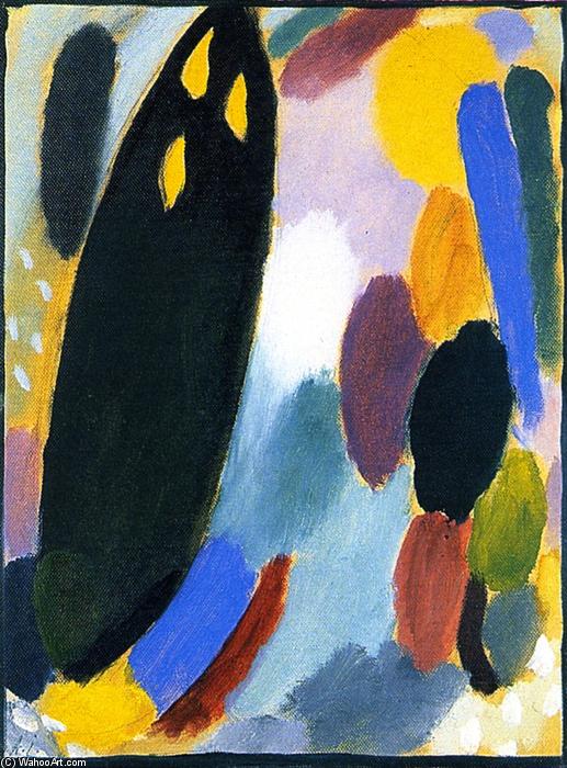 Variation: Black Tree — Alexej Von Jawlensky
