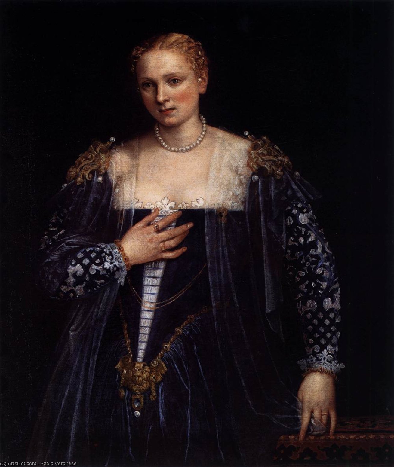 Porträt Einer Venezianischen Frau (la Belle Nani) — Paolo Veronese