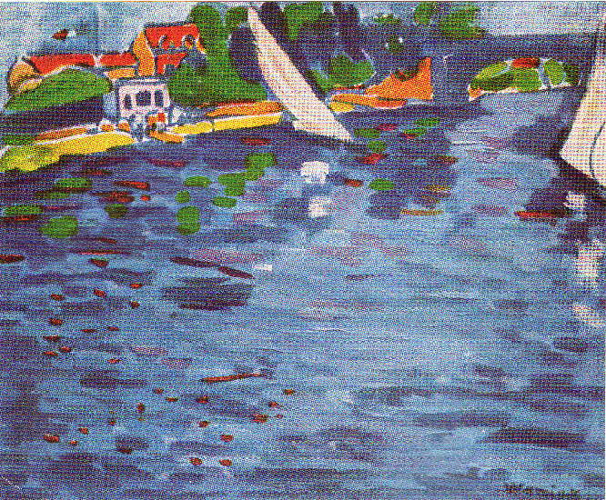 Sails To Chatou — Maurice De Vlaminck