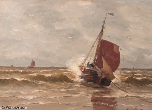 The Arrival Of The Scheveningen - (17) — Gerhard Morgenstjerne Munthe