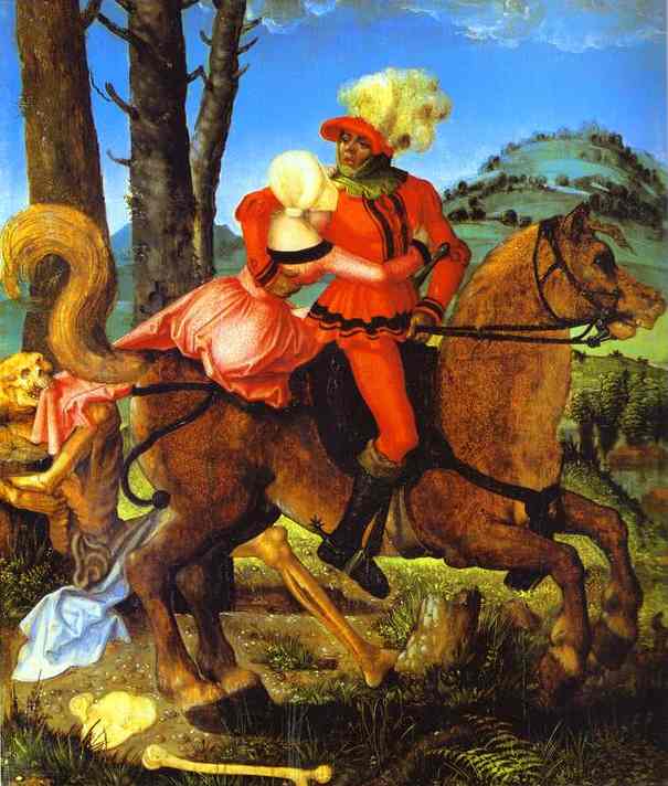 Knight Girl Death — Hans Baldung