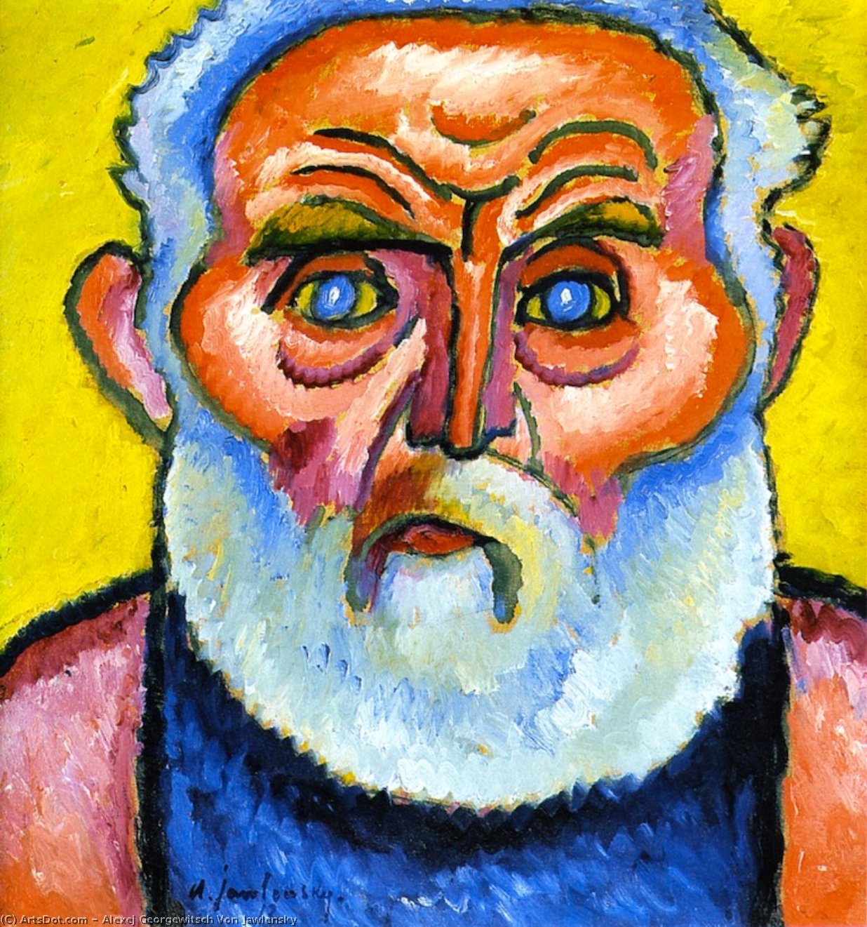 The Gardener (also Known As Old Blue Beard) — Алексеј Фон Јављенски