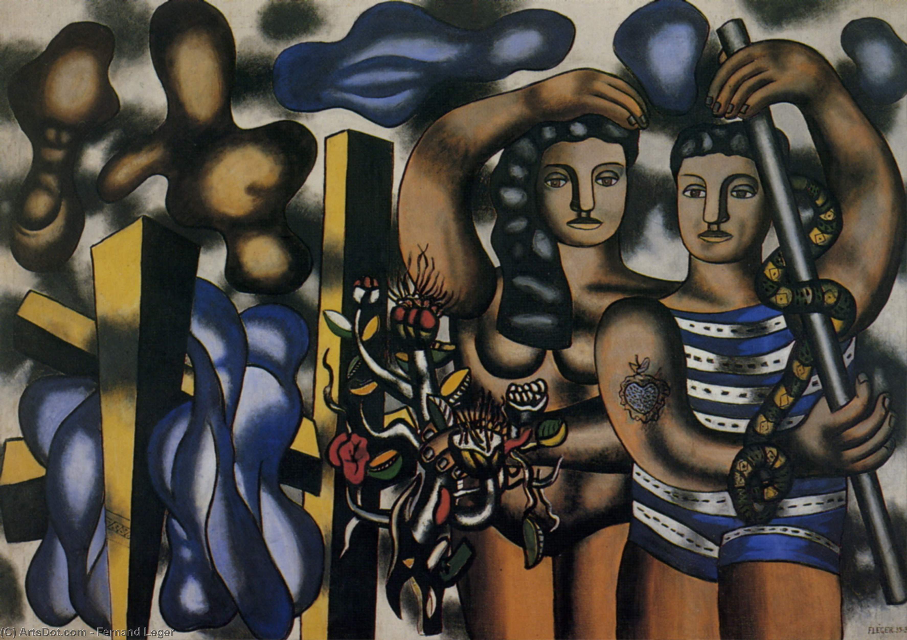 Adán Y Eva — Fernand Léger