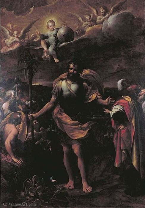 Preaching Of San Cristobal — Giovanni Andrea Mastelletta