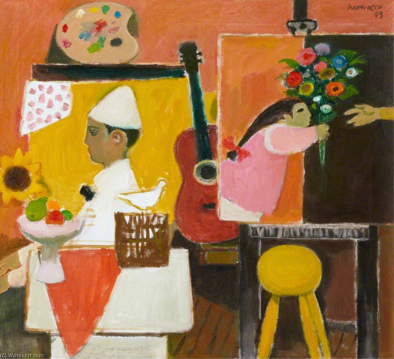 The Studio With Lay Figure — Alberto Morrocco