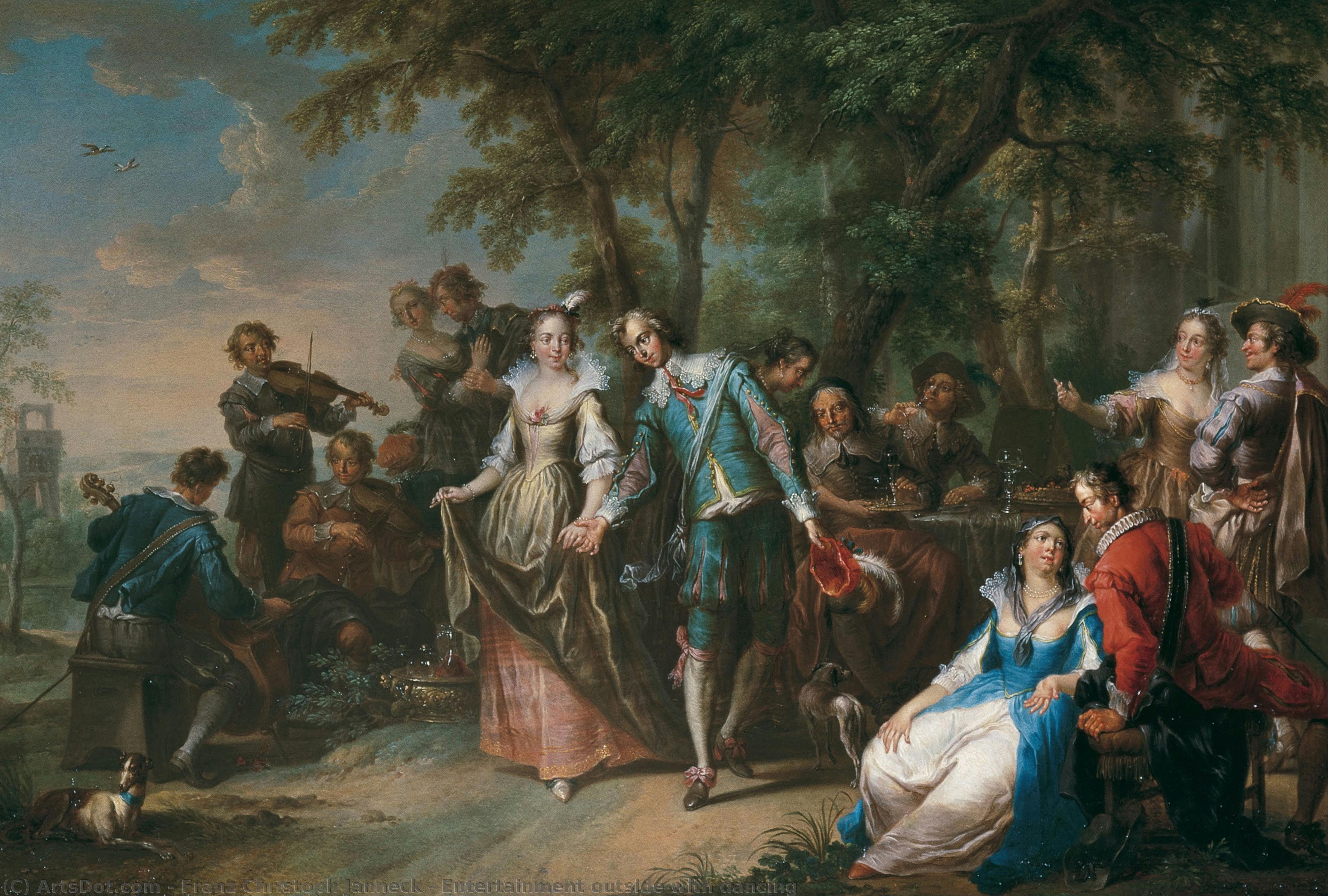 Entertainment Outside With Dancing — Franz Christoph Janneck