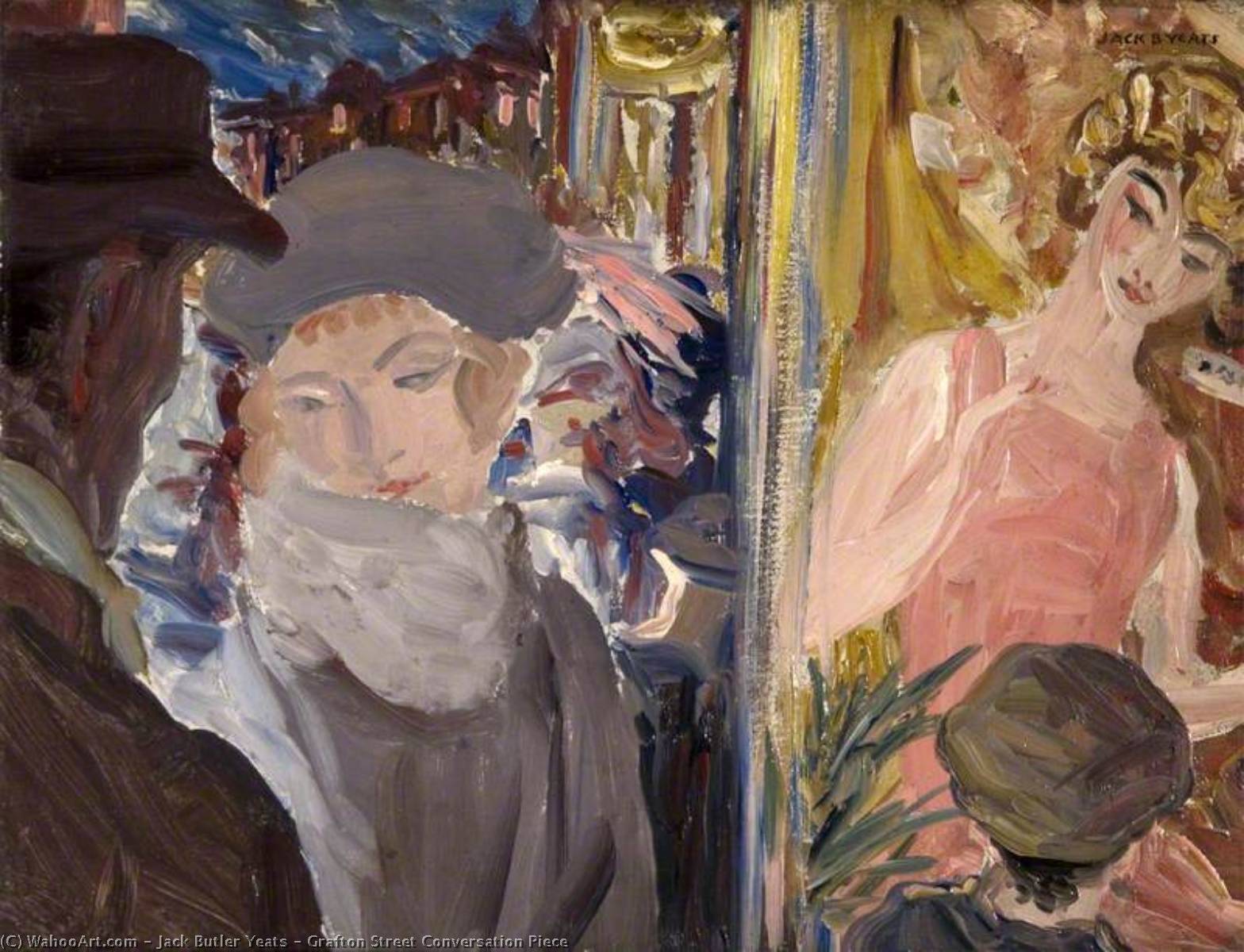 Grafton Street Conversation Piece — Jack Butler Yeats