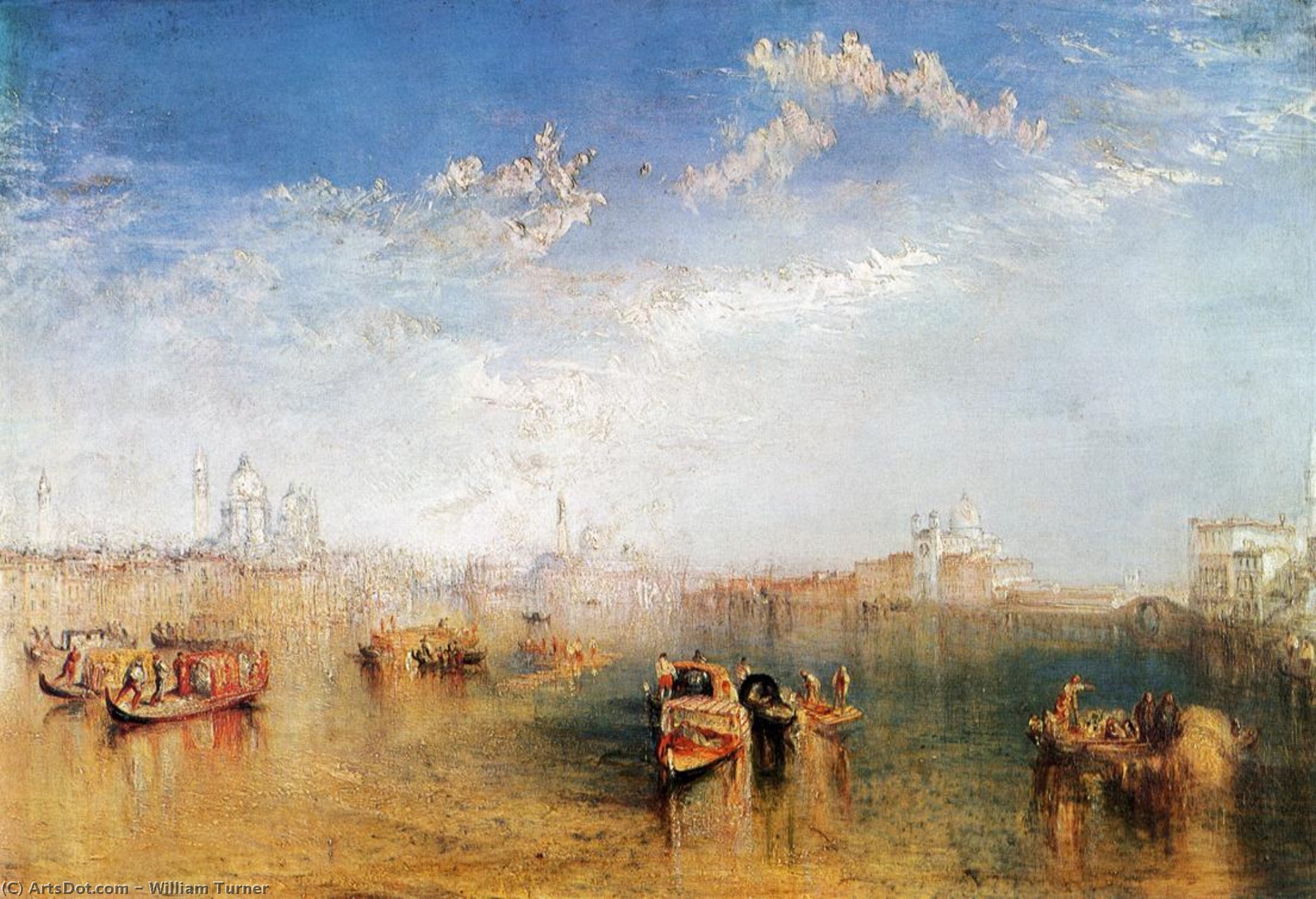 Giudecca, La Madonna Della Salute And San Giorgio (also Known As The Guidecca From The Canale Di Fusina) — Joseph Mallord William Turner