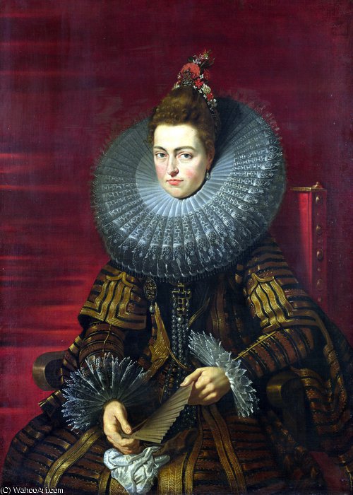 Retrato De La Infanta Isabel Clara Eugenia — Pedro Pablo Rubens
